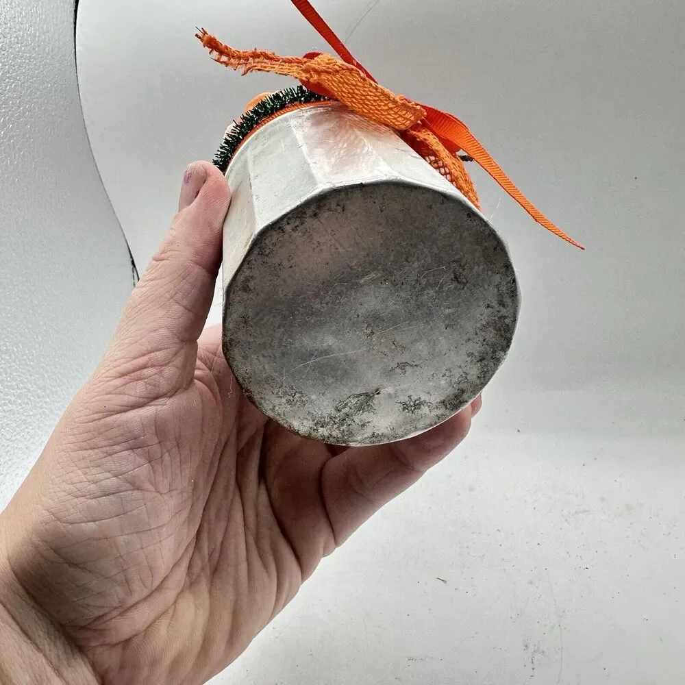 Halloween Retro Spooky Ghost Assemblage Display Vintage One Of A Kind 7” Decor - Picture 9 of 10